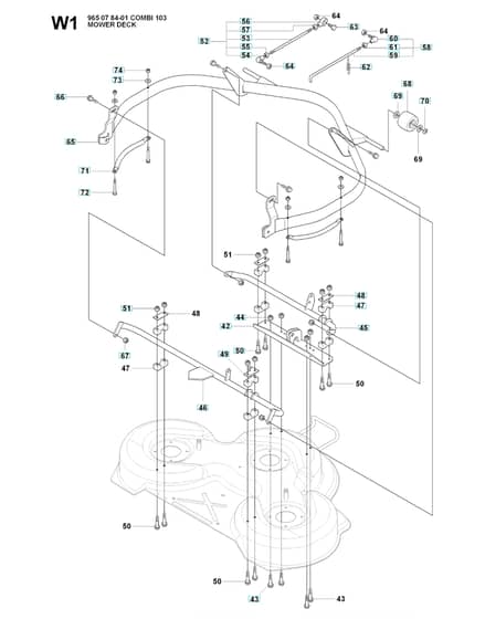 Husqvarna RIDER 155 AWD - Protection Frame
