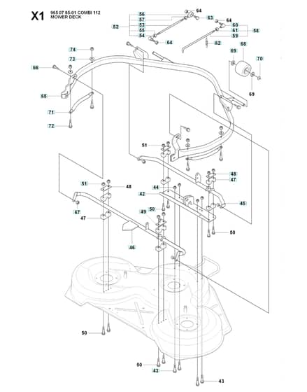 Husqvarna RIDER 155 AWD - Protection Frame 2