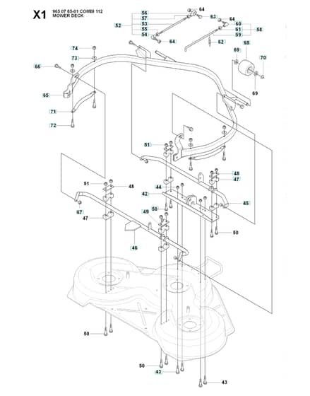 Husqvarna RIDER 155 - Protection Frame 2