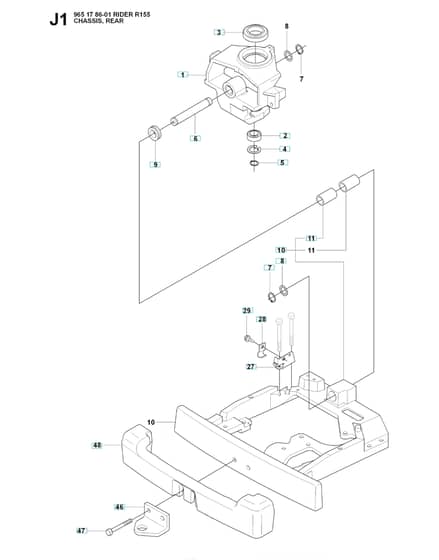 Husqvarna RIDER 155 - Transmission 2