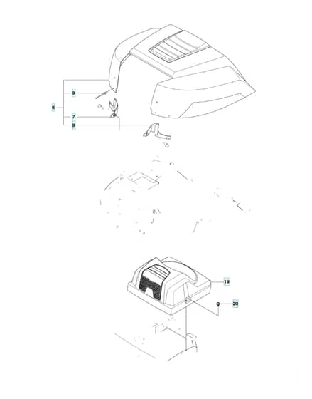 Husqvarna RIDER 15T AWD - Cover