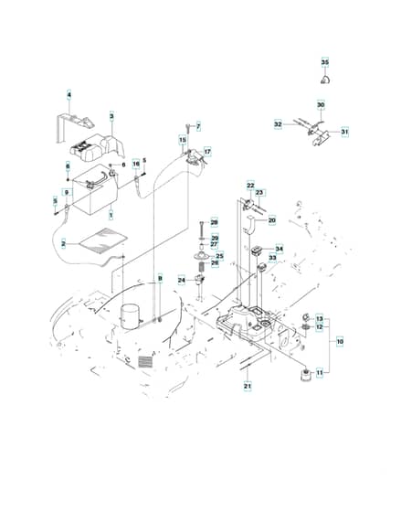 Husqvarna RIDER 15T AWD - Electrical