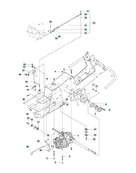 Husqvarna RIDER 15T AWD - Engine 2