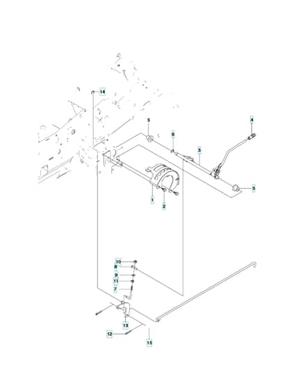 Husqvarna RIDER 15T AWD - Height Adjustment