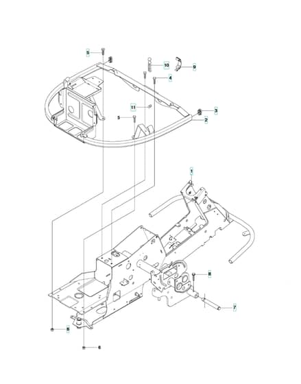 Husqvarna RIDER 15T - Chassis & Frame
