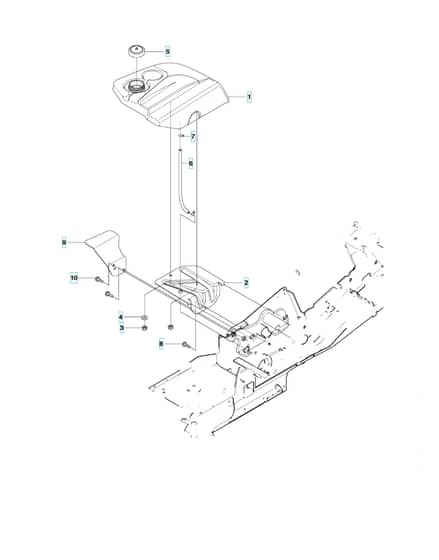Husqvarna RIDER 15T - Fuel System