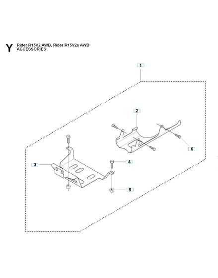 Husqvarna RIDER 15V2S AWD - Accessories
