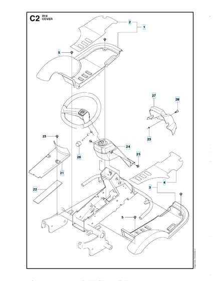 Husqvarna RIDER 16 - Cover 2