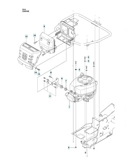 Husqvarna RIDER 16 - Engine