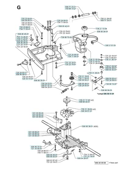 Husqvarna RIDER 16 H - Transmission