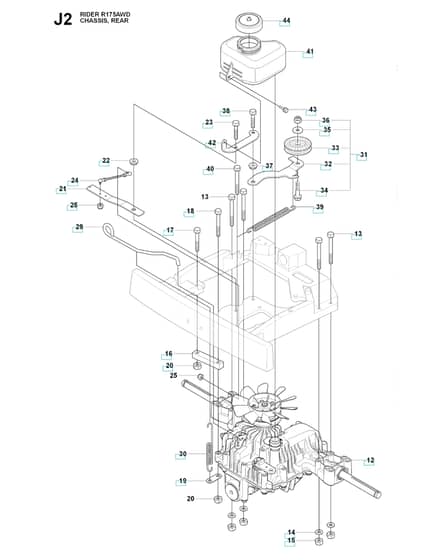Husqvarna RIDER 175 AWD - Transmission 3