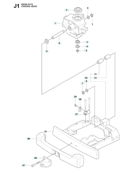 Husqvarna RIDER 175 - Transmission 2