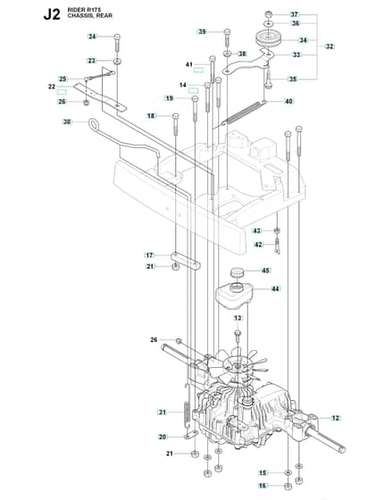 Husqvarna RIDER 175 - Transmission 3