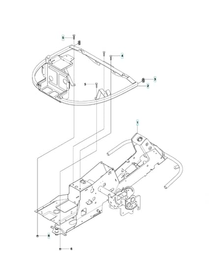 Husqvarna RIDER 18 AWD - Chassis & Frame