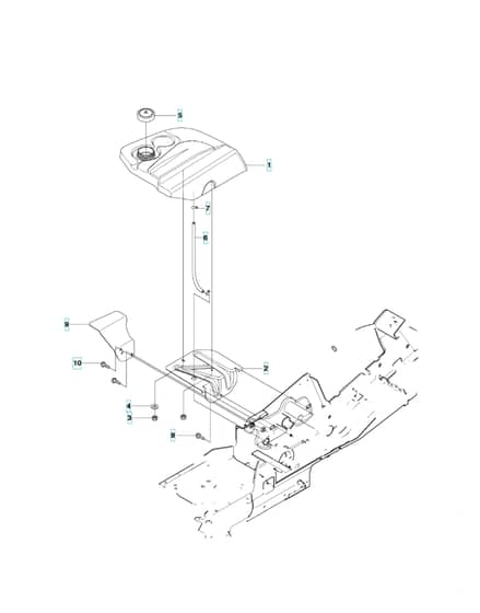 Husqvarna RIDER 18 AWD - Fuel System