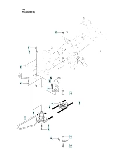 Husqvarna RIDER 18 - Transmission