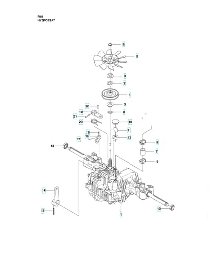 Husqvarna RIDER 18 - Transmission 2