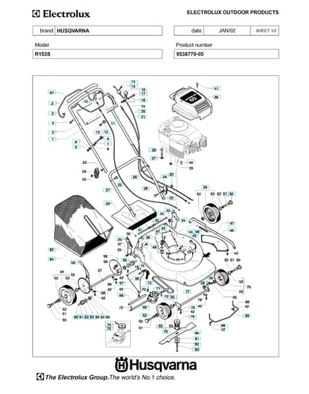Husqvarna ROYAL153S - Product Complete