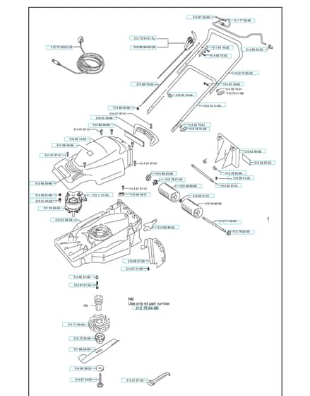 Husqvarna ROYAL 43ELS - Frame & Engine
