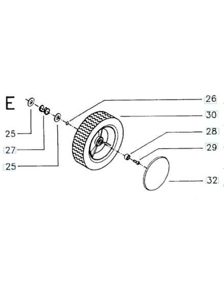 Husqvarna ROYAL 48 BRIGGS & STRATTON - Wheels & Tyres