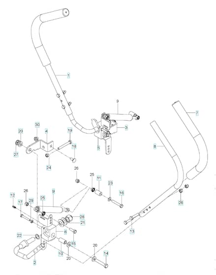 Husqvarna Rz3016 - Steering