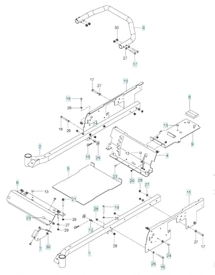 Husqvarna Rz3019 Bf - Frame