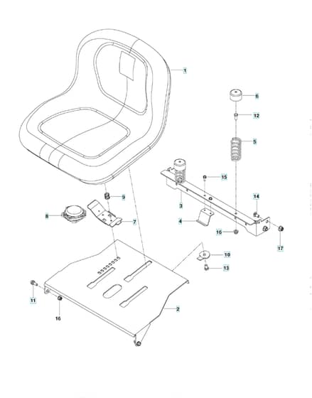Husqvarna Rz3019 Bf - Seat