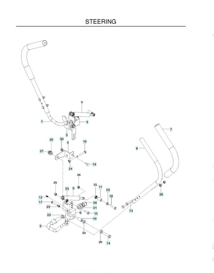 Husqvarna Rz4216 Ca - Steering