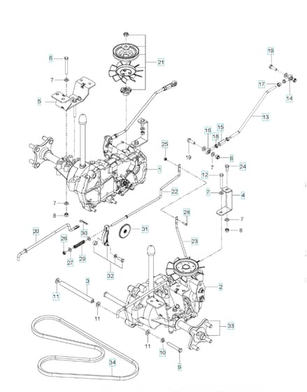 Husqvarna Rz4219 F - Hydraulic Pump