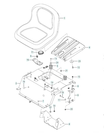 Husqvarna Rz4219 F - Seat