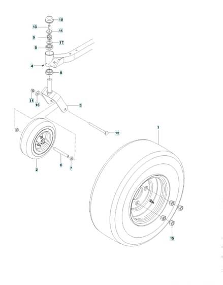 Husqvarna Rz4219 - Wheels & Tyres