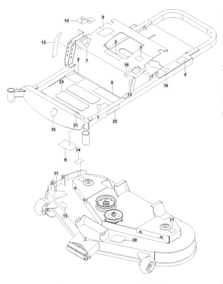 Husqvarna Rz4221 Tf Bf - Decals