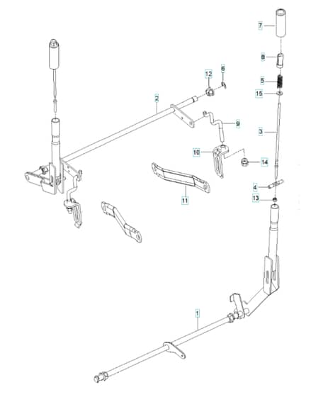 Husqvarna Rz46215 - Brake / Rear Mower Lift