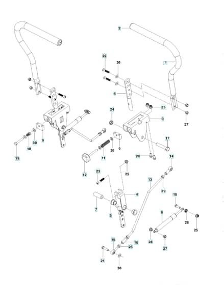 Husqvarna Rz46215 - Steering