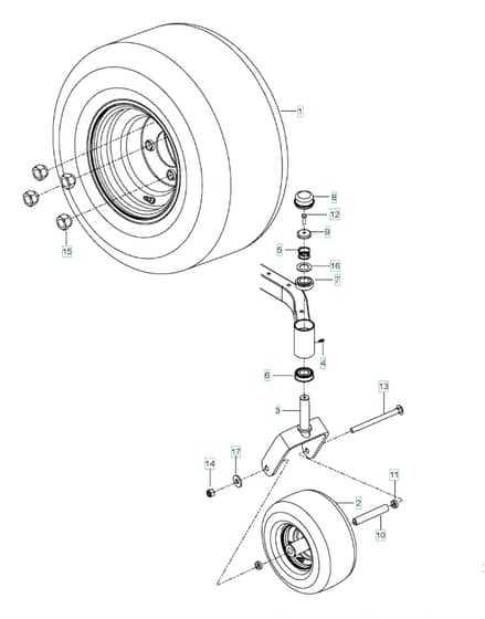 Husqvarna Rz4623 - Wheels & Tyres
