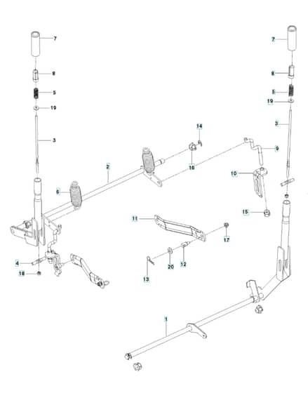 Husqvarna Rz5424 - Brake / Rear Mower Lift
