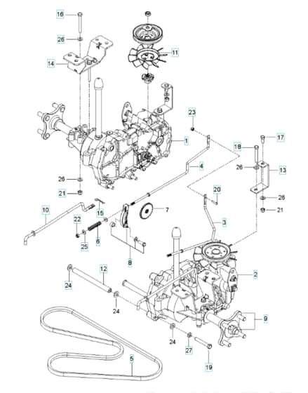 Husqvarna Rz5424 T - Hydraulic Pump