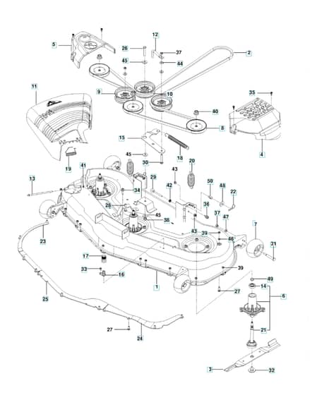 Husqvarna Rz5426 - Mower Deck & Cutting Deck