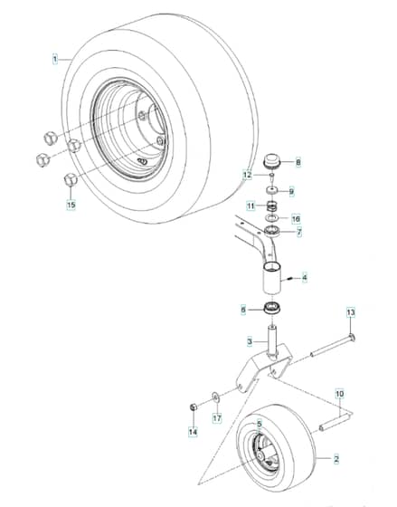 Husqvarna Rz54I - Wheels & Tyres