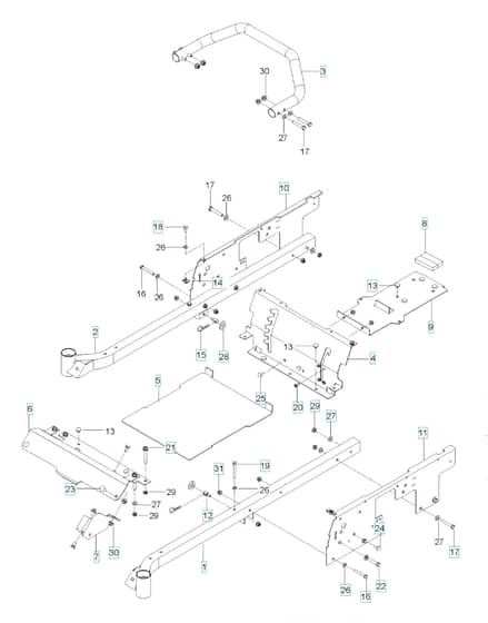 Husqvarna Rz 4219 Bf - Frame