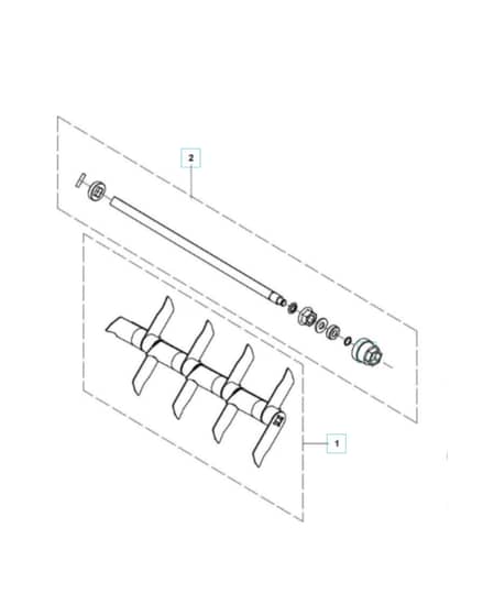 Husqvarna S 138C - Blade Flange
