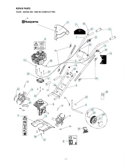 Husqvarna T300RH - 2014-7 - Product Complete