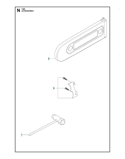 Husqvarna T425 - 2008-curr - Accessories