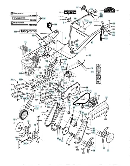 Husqvarna T500RH - 2010-1 - Product Complete