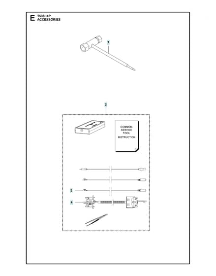 Husqvarna T535IXP - Accessories