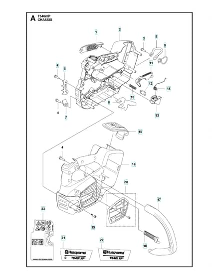Husqvarna T540IXP - Chassis
