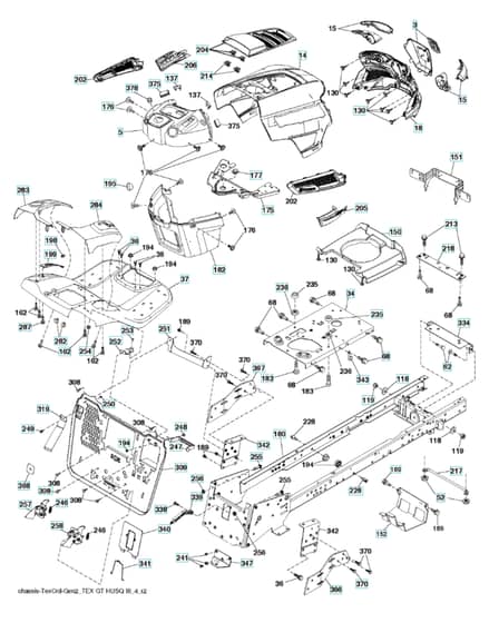 Husqvarna Tc242T - Chassis & Frame