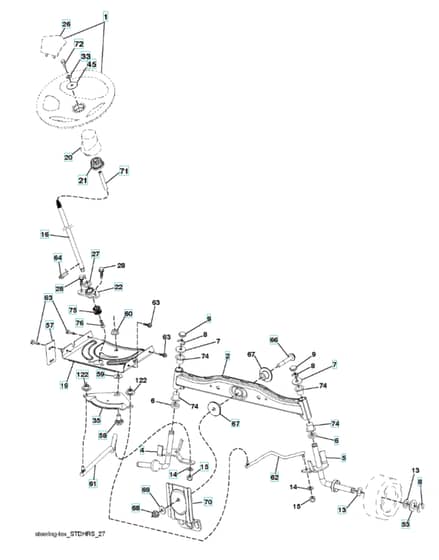 Husqvarna Tc 130 - Steering