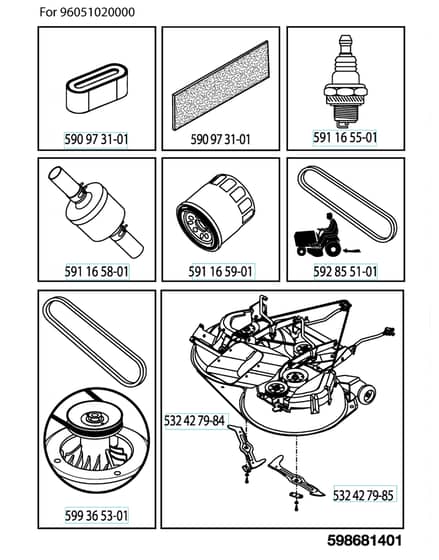 Husqvarna Tc 138 - Frequently Used Parts 2