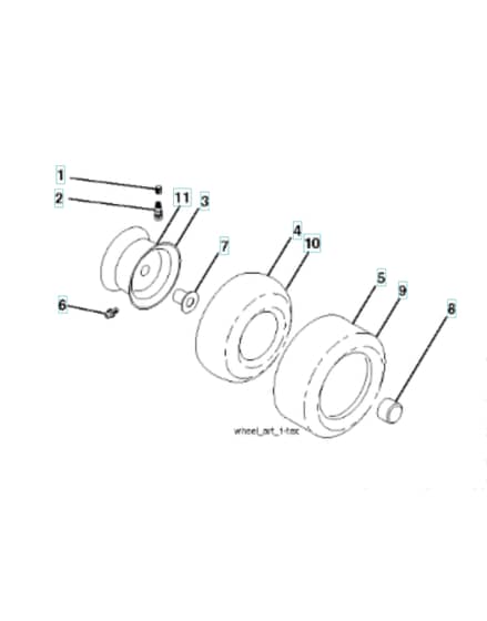 Husqvarna Tc 242 - Wheels & Tyres